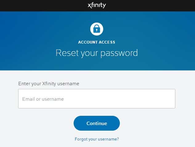 xfinity email and password